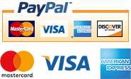Pay securely with Visa, Mastercard, PayPal or Bank Transfer