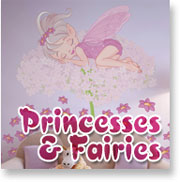 Fairies & Unicorns Wall Stickers for Kids