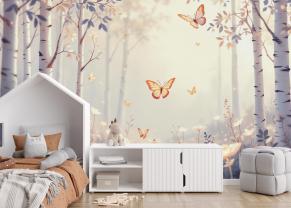 Enchanted Forest in Golden Tones