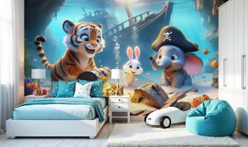 Sunken Pirate Ship and the Little Pirates’ Treasure