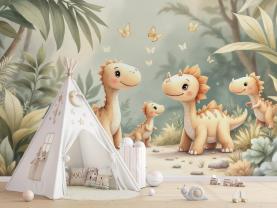 Dinosaurs in the Enchanted Forest