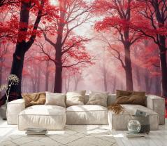 Forest in Autumn Tones