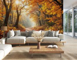 Forest in Autumn Tones