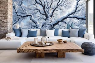 Big Tree Covered with Snow